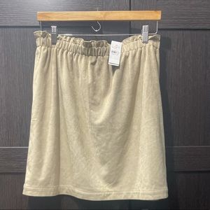 Loft Outlet Cream Mini Skirt